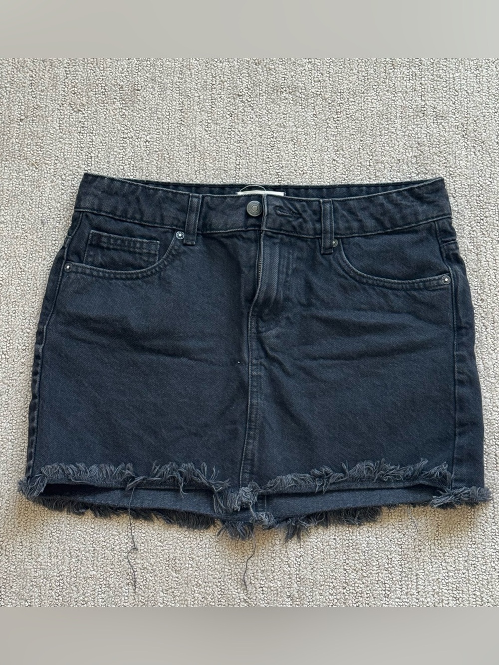 Free People Denim Mini Skirt
